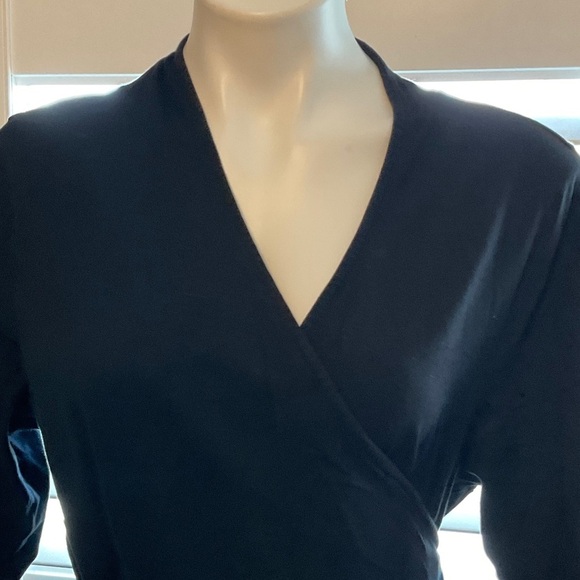 Chic Black Long Sleeve Dress - Picture 2 of 9